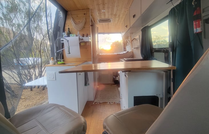 Dining and working area