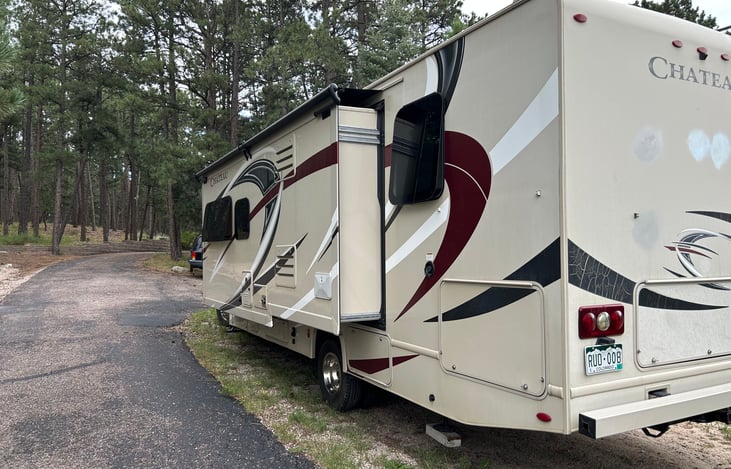 Slideout adds significantly to more spacious feeling inside.