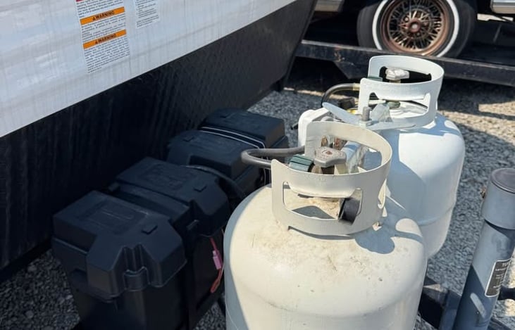 Dual propane, dual batteries