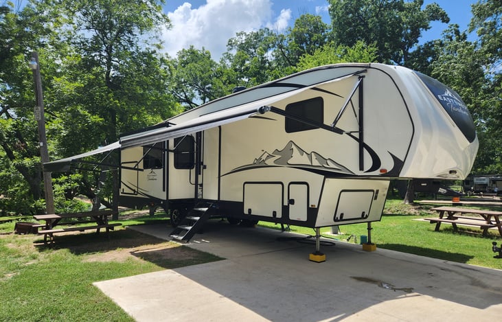 Delivered to San Marcos River Resort.