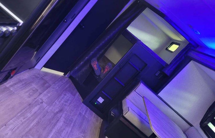 Bunk house , and kitchen area