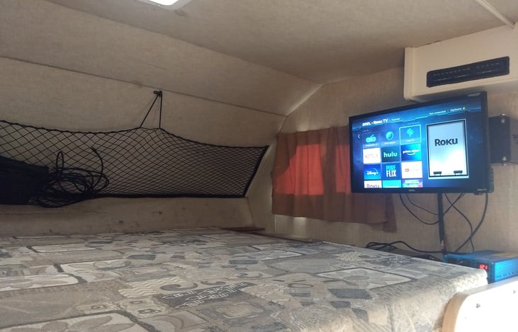 TV and DVD player