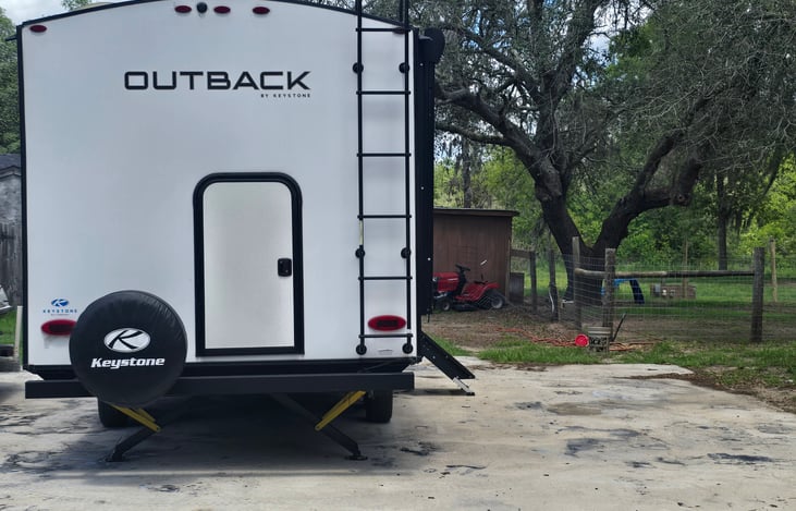 Back door to load in larger items