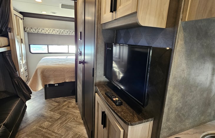 view into master bedroom view