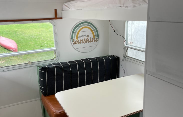 Back Bench converts to a 4x6 foot bed (BYOB)