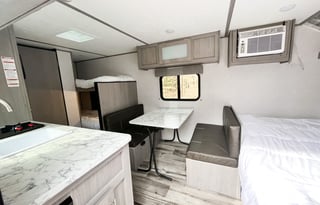 Lightweight, Pet-Friendly Bunkhouse Camper Rental