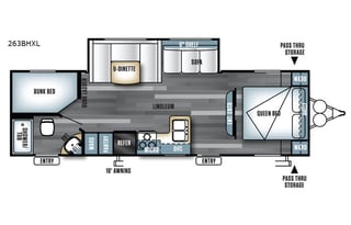 2017 Forest River RV Salem Cruise Lite 263BHXL