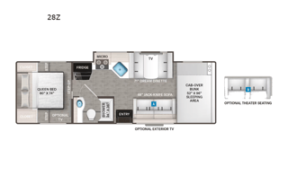 Brand New! 2023 Thor Motor Coach Four Winds