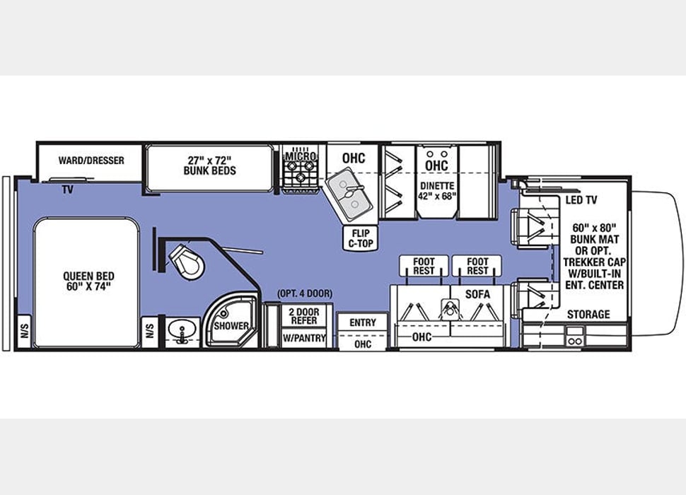 Class C Motor Home rentals in Dardanelle
