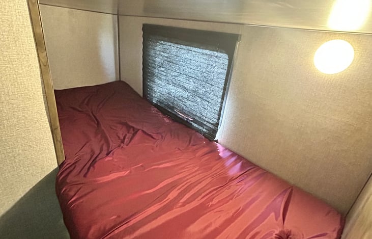 Bottom bunk with upgraded mattress for ultimate comfort