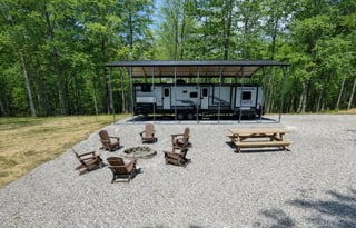 Knotty Acres (Stationary) Travel Trailer