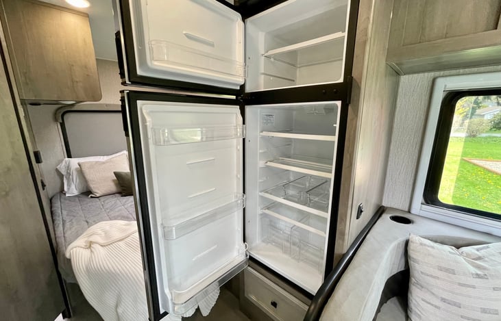 Plenty of fridge and freezer space