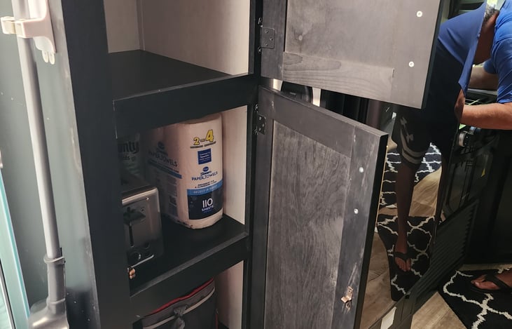 Storage space and some complimentary extras you will find handy!