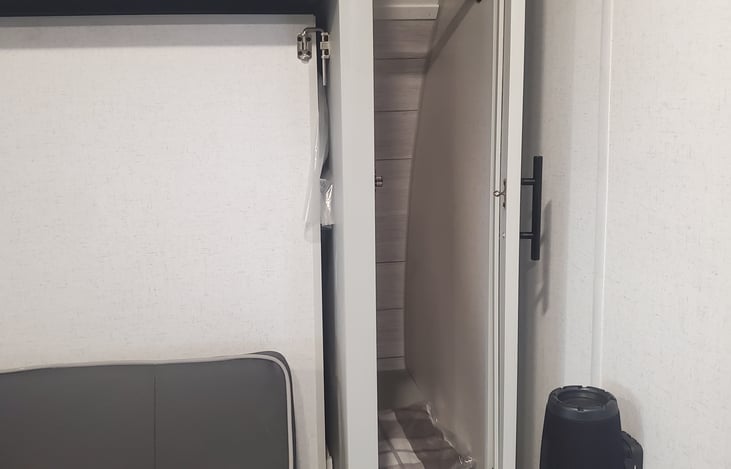 Wardrobe and Bluetooth speaker