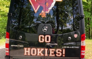 Va. Tech Hokie van