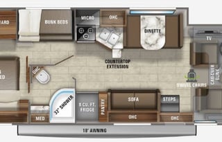 2021 Jayco Greyhawk Prestige 31FP