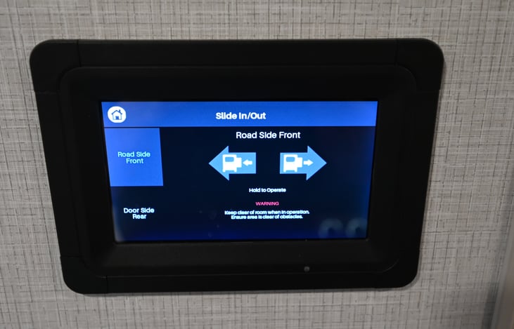 Coach Slide Out's Control Center