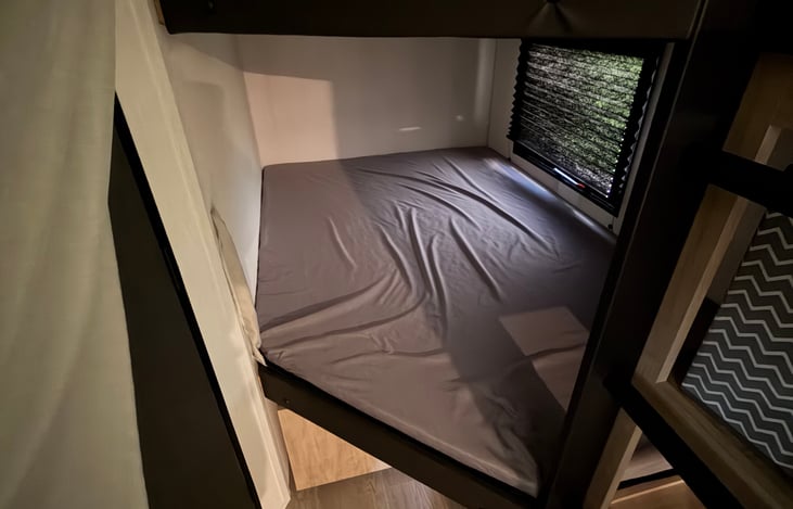 Top and bottom bunk beds