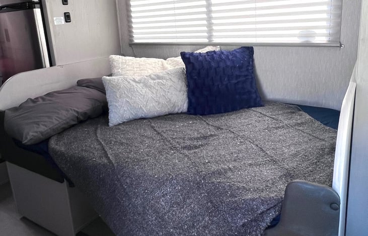 Dinette Converted to Sleeping Space