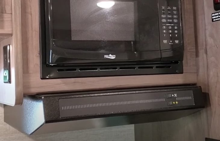 Microwave and range hood
