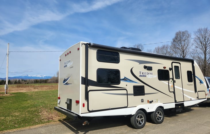 View of Mount Katahdin in the background