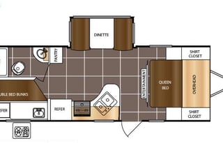2016 27ft with bunk beds sleeps up to 8