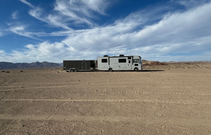 Tow your own trailer (up to 8000 towing capacity), rent our 10ft by 5ft cargo trailer, or rent our Jeep Wrangler Sahara Unlimited