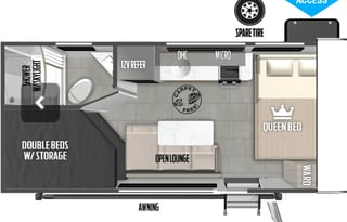 2025 Forest River RV Wildwood FSX 174DBLE