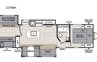2020 Coachmen RV Spirit Ultra Lite 3379BH