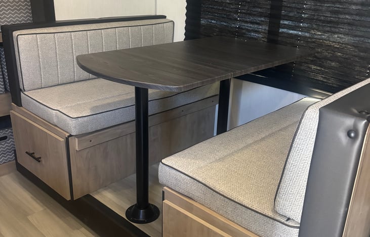 dining table seats 4 converts to bed