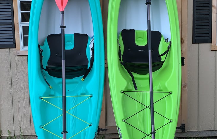 Optional kayak rental.