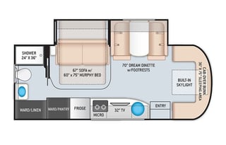 2020 Thor Motor Coach Delano Sprinter 24FB