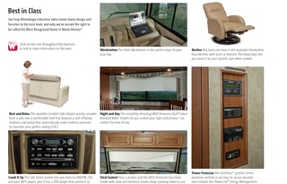 Spacious Class A- Comfortable, Stress-Free Travel