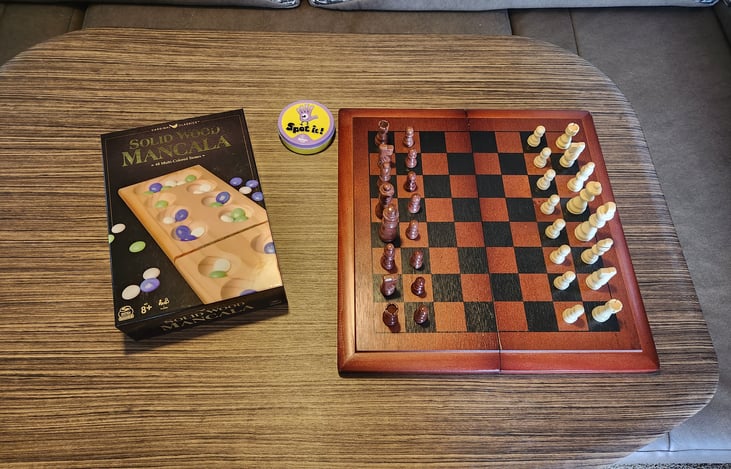 For those rainy days, we have provided some games for you