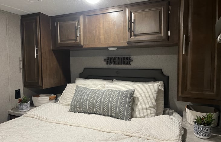 Easily walk around Master Bedroom