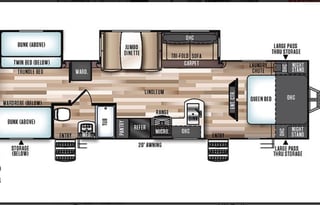 2018 Forest River RV Salem Hemisphere GLX 312QBUD