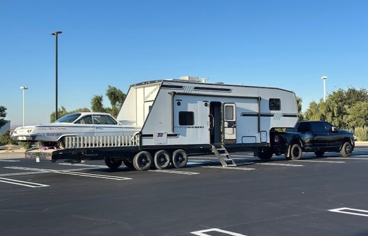 our race car with 5 inch ground clearance i have a video on the unloading of it on my you tube channel @MistfitMotorsports38