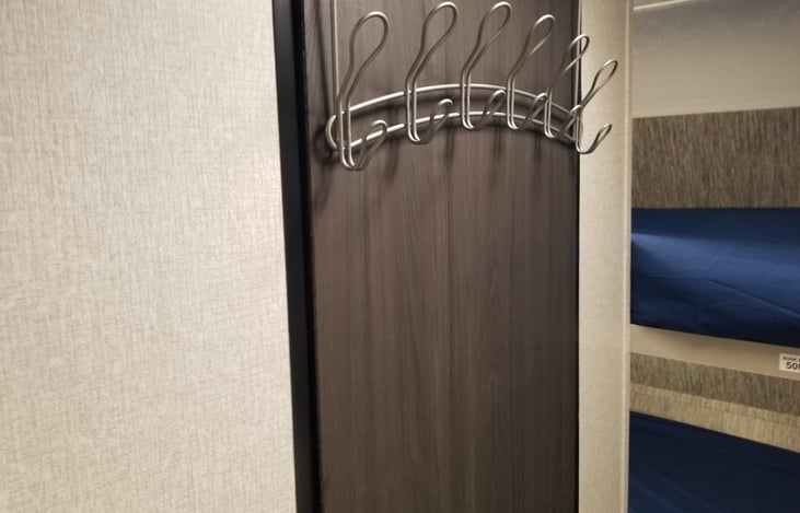 Bathroom Door Hanging Rack