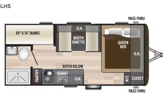 2019 Keystone Hideout 21.5'