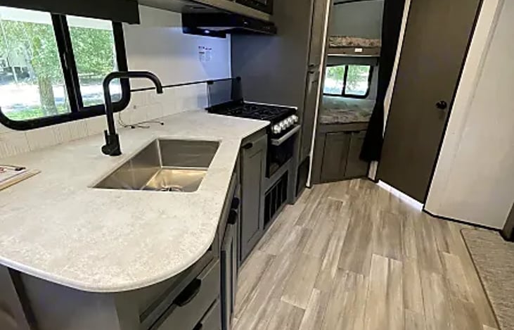 Looking to the back upon entry