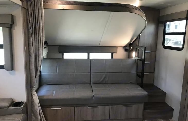 upper bunk flipped up