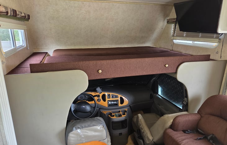 Bed over cab