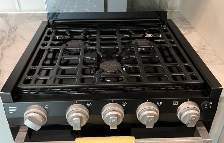 Propane stove and oven