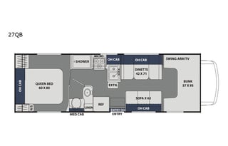 Coachmen RV Freelander 27QB Chevy 4500 (CA)