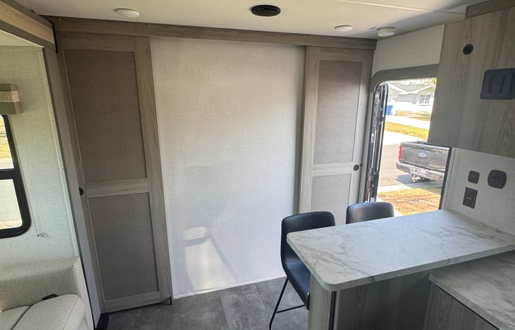 Privacy doors for the bedroom