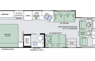 Perfect 2019 Thor Windsport 29M with standard DL
