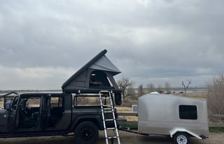 Micro Camper with A/C!! Tow with any vehicle.