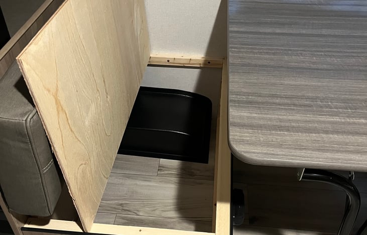 Under seat storage