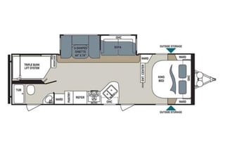 King size bed! 2 ACS! 2017 Dutchmen  Luxury RV