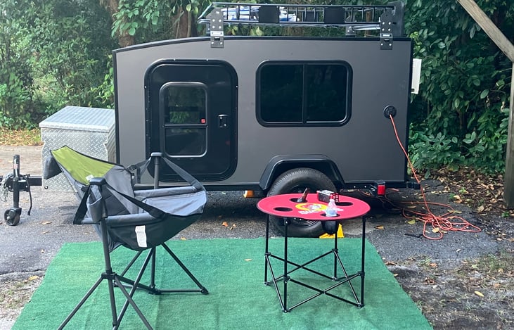 It takes only minutes to setup and star relaxing.